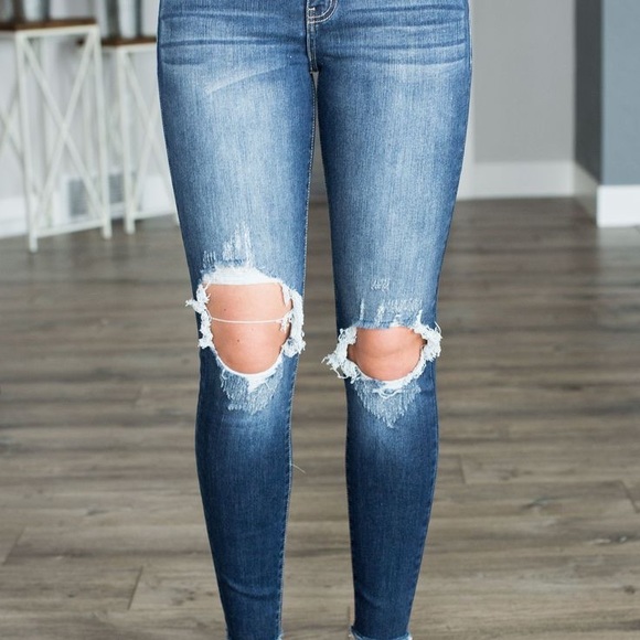 KanCan Denim - KanCan distressed jeggings size 7